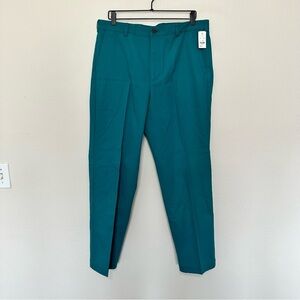 NWT brooks brother “346” teal flat front men’s trousers size 36W x 30L